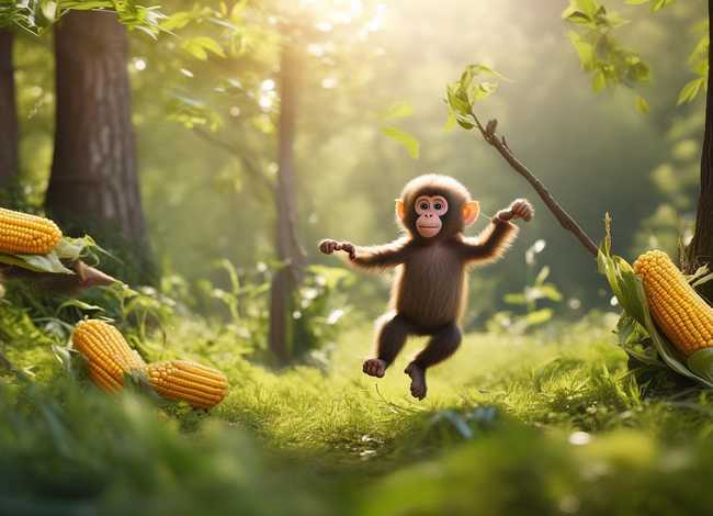 猴子掰玉米的故事 - 猴子掰玉米的故事完整版可复制