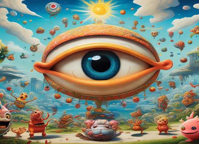 神奇的眼睛儿童故事 神奇的眼睛儿童画