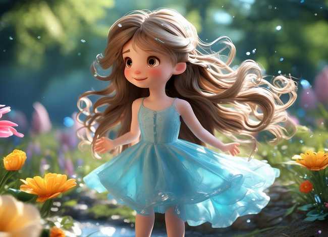 水晶姑娘儿童故事 - 幼儿故事水晶姑娘