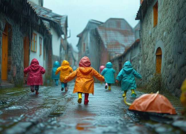 快要下雨的儿童故事、要下雨的故事这个视频