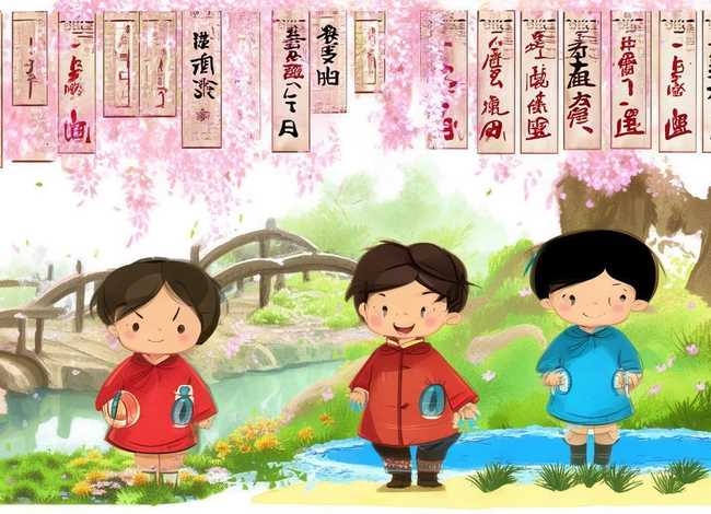 儿童对联大全经典；儿童对联大全经典七字