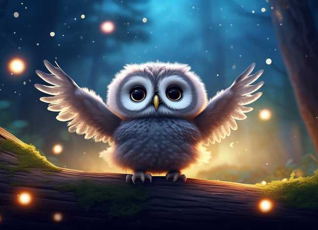 幼儿睡前故事猫头鹰的故事；幼儿睡前故事猫头鹰的故事视频