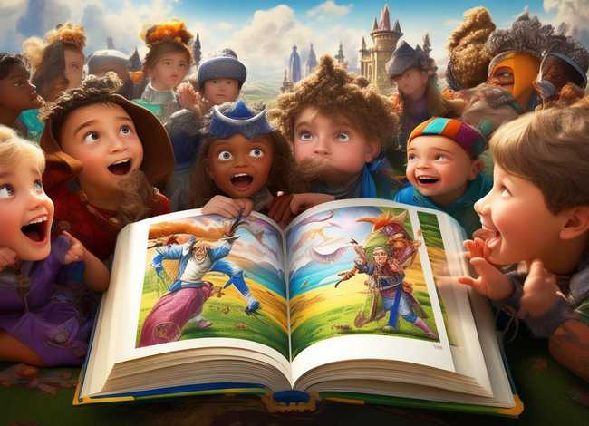 儿童故事图画大全集 - 儿童英雄故事大全图画