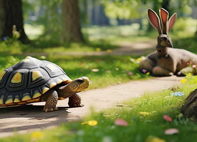 儿童故事《龟兔赛跑》全文原文（龟兔赛跑故事原版文字）