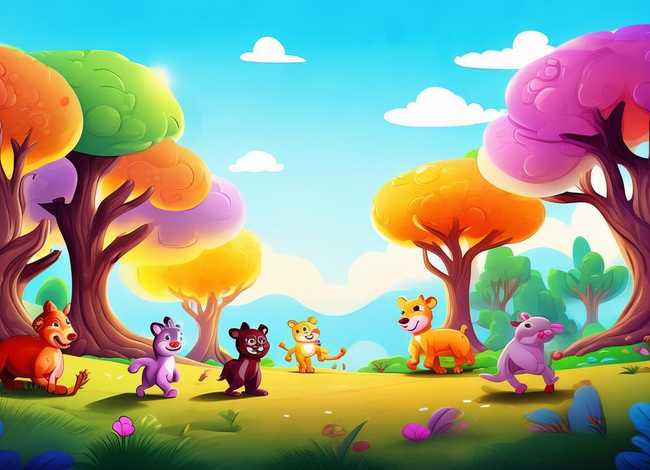 四年级童话故事画简单又漂亮；二年级童话故事画简单又漂亮