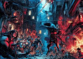 漫画故事绘画作品；漫画故事绘画作品图片高难度