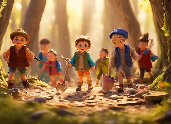 宝藏故事儿童文字 - 寻找宝藏的幼儿故事文字版