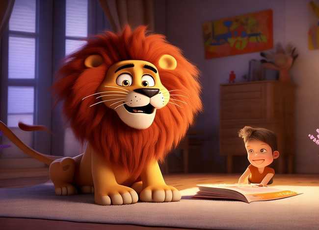 儿童睡前经典故事说大话的狮子、儿童睡前经典故事爱说大话的狮子