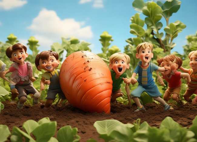 拔萝卜儿童故事小班(幼儿园小班故事拔萝卜教案) 拔萝卜儿童故事小班(幼儿园小班故事拔萝卜教案)