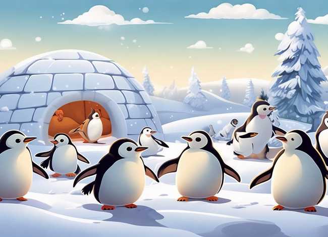 企鹅故事绘本；企鹅故事绘本图片