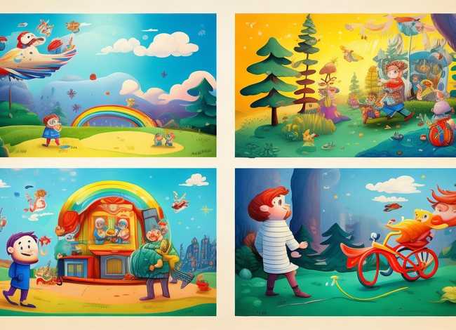绘本故事画4幅图 - 绘本故事画4幅图怎么画