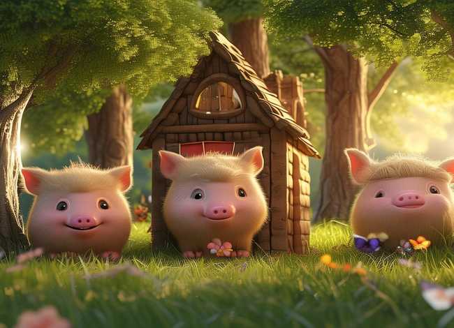 三只小猪的儿童故事mp3（三只小猪的故事试听）