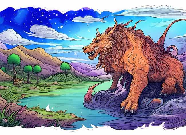 神话故事简笔画绘画、神话故事简笔画绘画作品