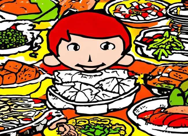 川菜儿童画、川菜简笔画图片大全步骤 川菜儿童画、川菜简笔画图片大全步骤