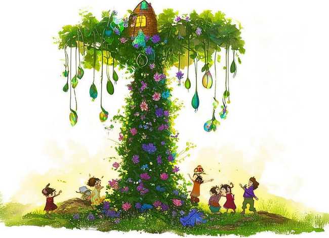 儿童故事魔法豌豆 - 魔法豌豆的故事