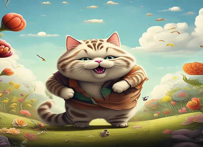 猫咪童话故事搞笑情节；关于猫咪的童话