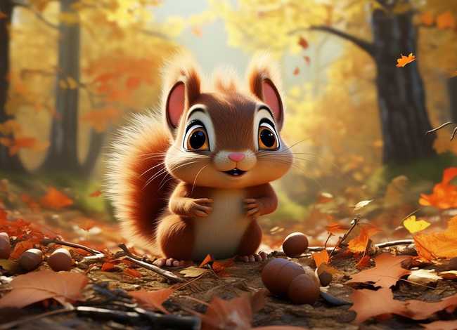 儿童故事小松鼠去哪了 我小松鼠去哪了