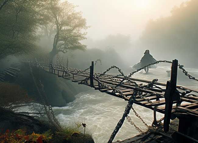 铁索桥的故事50字（铁索桥的故事50字怎么写）