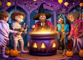 儿童万圣节活动、万圣节儿童游戏活动