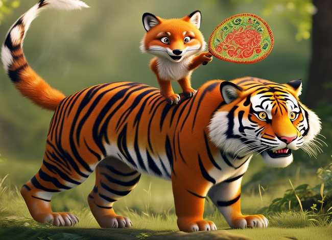 儿童故事狐假虎威视频、狐假虎威故事表演视频