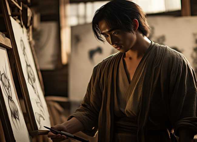 徐悲鸿画画故事 - 徐悲鸿励志学画的故事简介