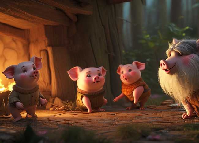 睡前故事 三只小猪（故事大全免费 睡前故事三只小猪）