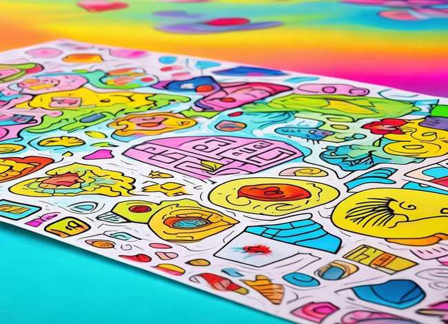 儿童涂色故事绘本免费打印 - 儿童涂色绘本模板