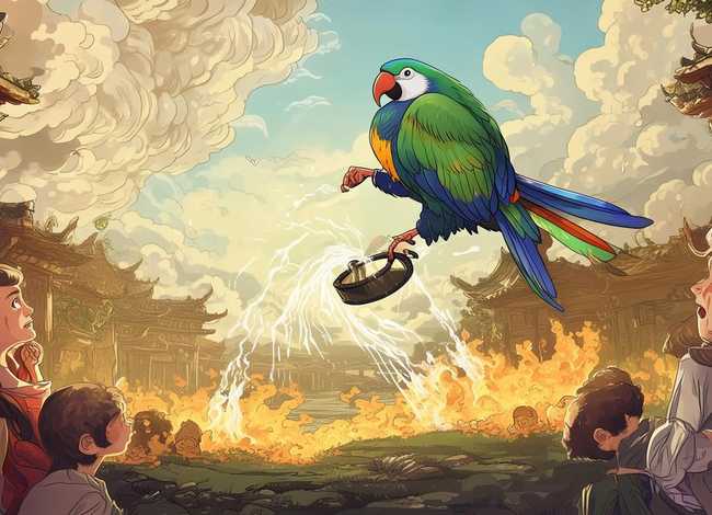 儿童故事鹦鹉救火被天神感动了（中国古代寓言故事鹦鹉救火读后感）