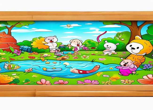 幼儿故事涂色，幼儿园涂色画有故事情节的,可打印的