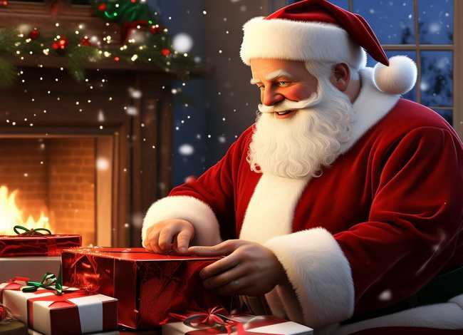 圣诞老人送礼物的故事、圣诞老人送礼物的故事视频