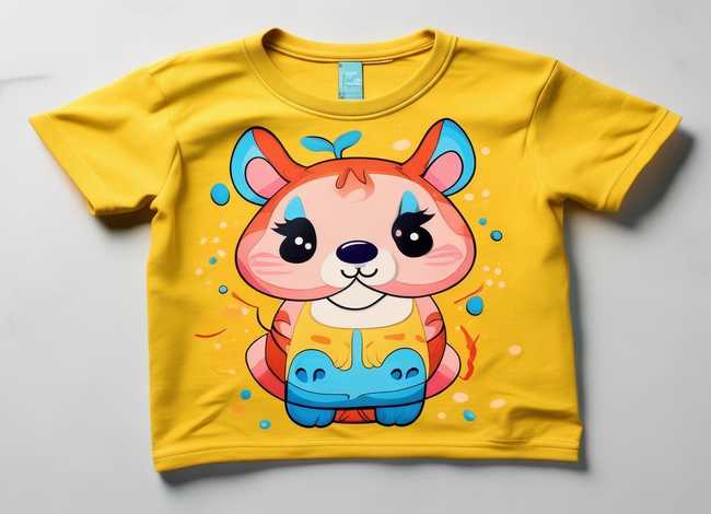 儿童t恤简笔画，儿童t恤衫简笔画