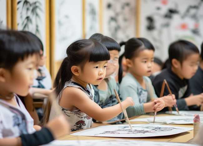 儿童水墨画教程视频 - 儿童水墨画入门教程