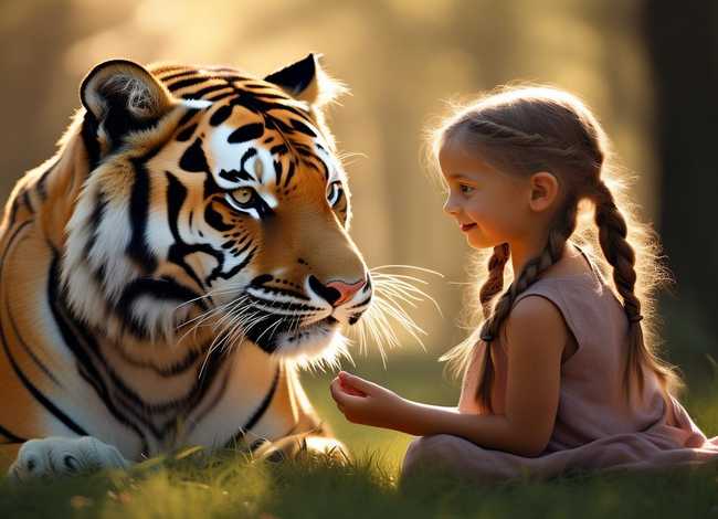 老虎和小女孩的故事视频 老虎和小女孩的故事视频在线观看