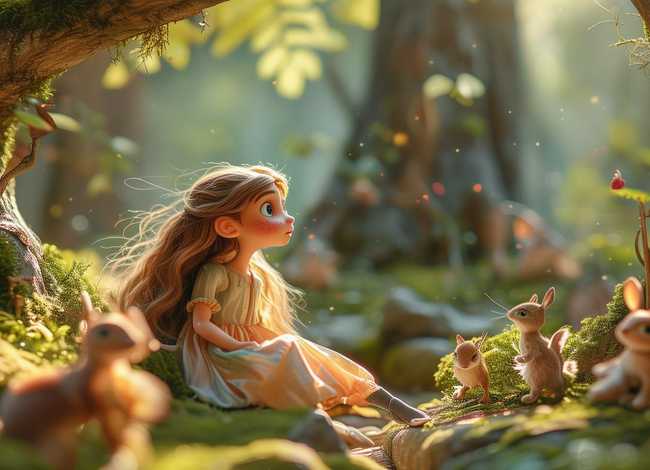 儿童故事迷你小女孩 - 幼儿故事小女孩