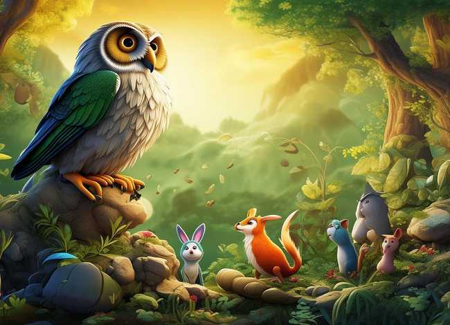 寓言故事的画画（寓言故事的画画的笔记三年级）