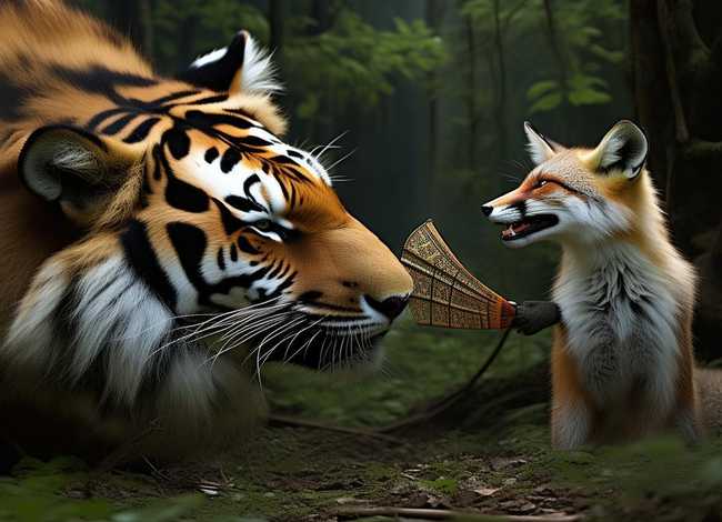 狐假虎威儿童故事文字；故事狐假虎威完整版文字