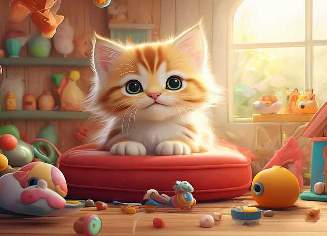 小猫的故事幼儿故事绘画 - 小猫的故事幼儿故事绘画图片