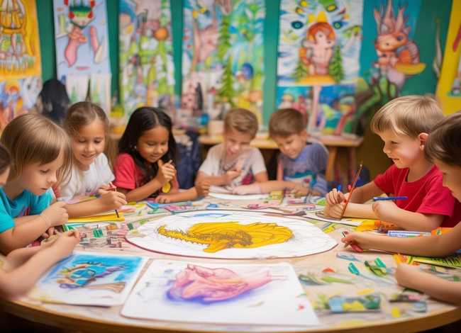 儿童学画画6-12岁故事；幼儿画画故事