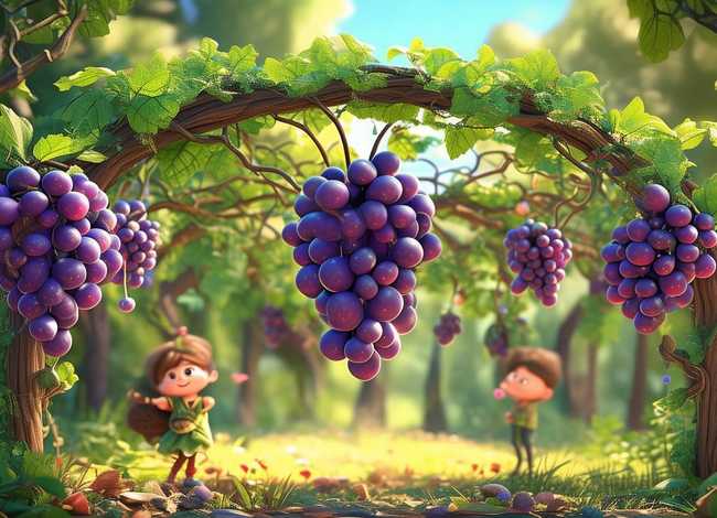 儿童故事葡萄；葡萄的幼儿故事