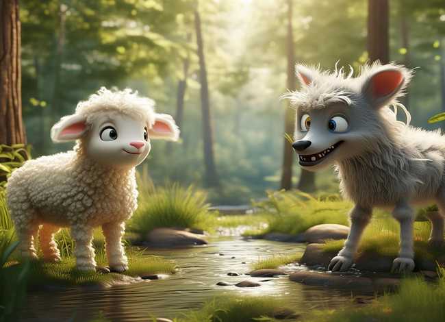狼和小羊儿童故事视频 - 狼和小羊幼儿故事视频