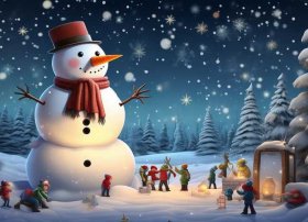 雪人的故事童话，雪人的故事内容