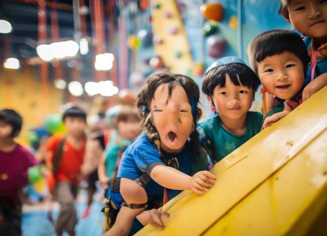 华人攀岩儿童早教；儿童攀岩馆投资