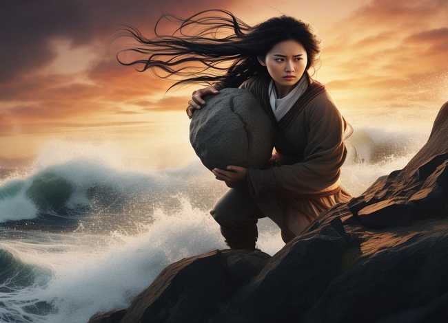 精卫填海故事ppt（精卫填海故事简介50字）