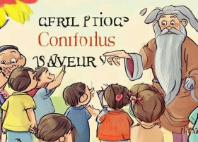 孔子的故事儿童版简短照片、孔子的故事幼儿