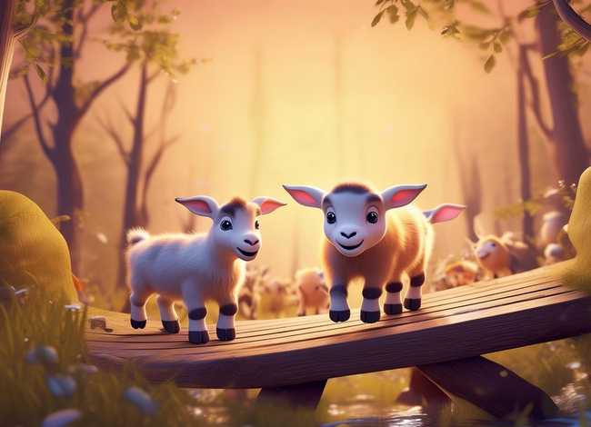 儿童故事山羊过桥；3-6岁山羊过桥儿童睡前故事