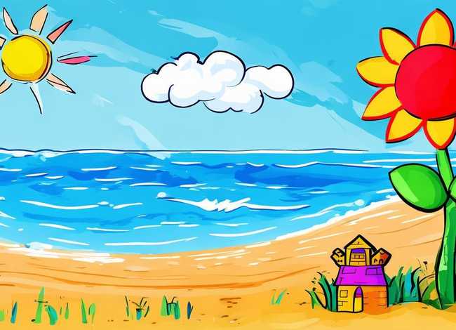 儿童夏天简笔画、儿童夏天简笔画怎么画