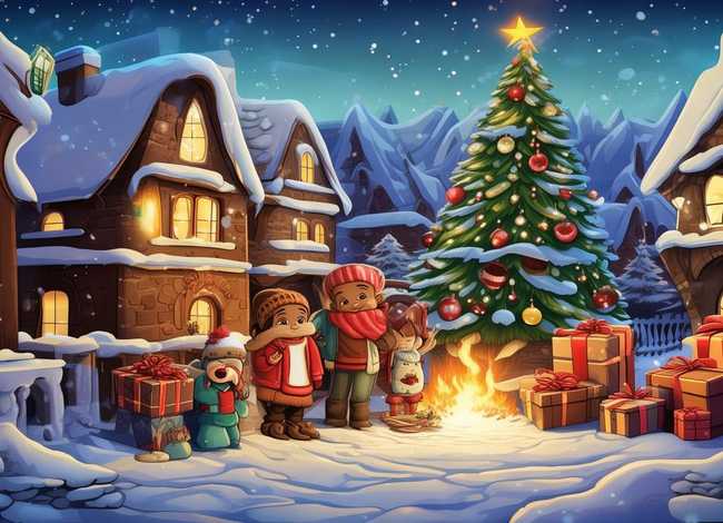 圣诞节的故事英语绘本完整版，圣诞节的故事英语绘本完整版图片