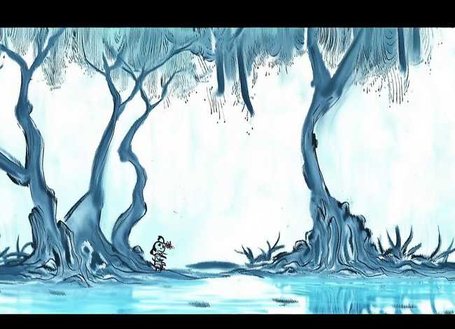 水墨画绘本故事 水墨画绘本故事图片