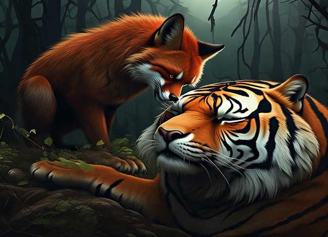 狐假虎威 故事 - 狐假虎威故事视频