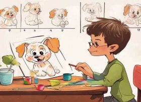 儿童动物画图片、儿童动物的画法步骤图片